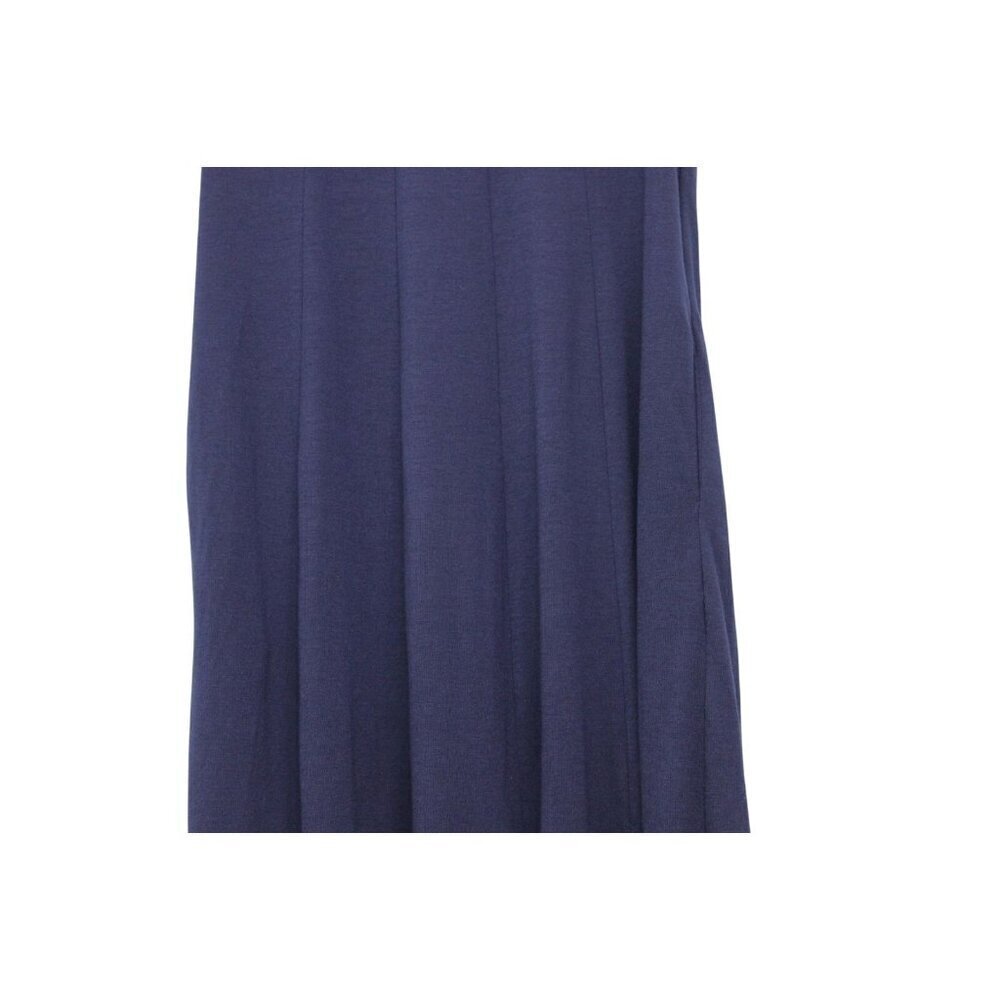 Theory Midi Dress Size 10 Navy Stretch Knit Classic Preppy Coastal Beach Boho - Picture 3 of 13